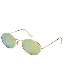 Campbell Polarized Sunglasses Gold/Pink Mirror
