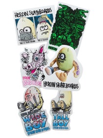 Heroin Allegory Stickers 6 pack