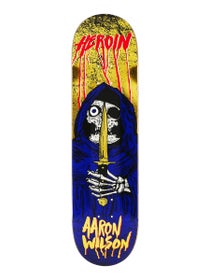 Heroin Aaron Wilson KO2 Skull Priest Deck 8.5 x 32