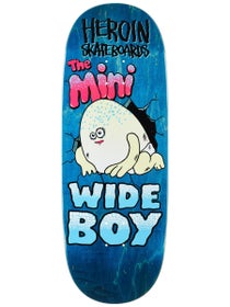 Heroin Mini Wide Boy Asst Stains Deck 10.5 x 29.5