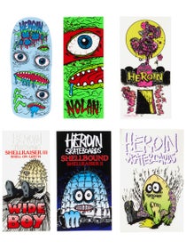 Heroin Shellbound Stickers 6 pack