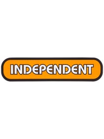 Independent B/C Groundwork 4 X .75 Sticker Orange