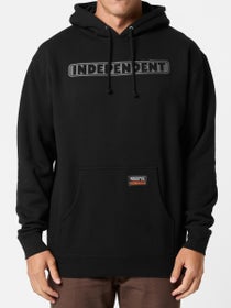 Independent Bar Logo Reflective Hoodie Black