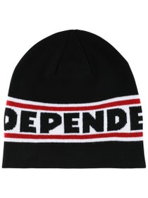 Independent Bar Logo Skull Cap Beanie Black