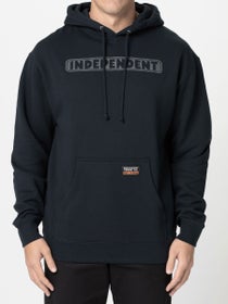 Independent Bar Logo Reflective Hoodie Navy