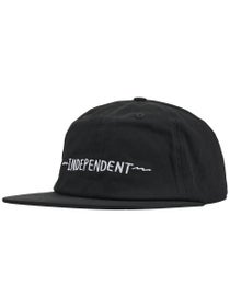 Independent Bratrud Notebook Snapback Hat Black