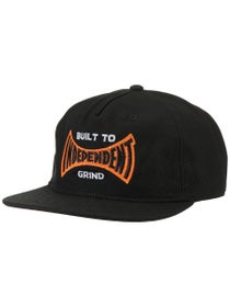 Independent Built To Grind Span Snapback Hat Black