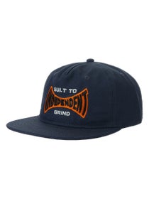 Independent Built To Grind Span Snapback Hat Mid Black