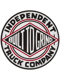 Independent BTG Summit Vinyl 12 x 12 Sticker Wht/Blk/Rd