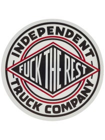 Independent FTR Summit 3.5" Sticker White