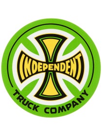 Independent Truck Co Legacy 3" Sticker Green Yellow