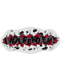 Independent Outbreak 6" Sticker Black/Red