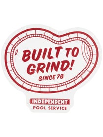 Independent Pool Service 5" Sticker Red