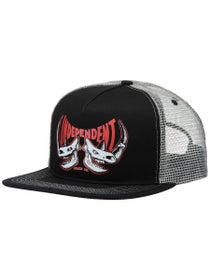 Independent Rhino Mesh Hat Black/Grey