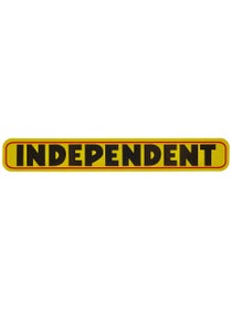 Independent Bar Logo 6" Sticker Yellow