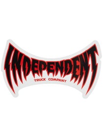 Independent Voltage 6" Sticker Red