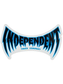 Independent Voltage 6" Sticker Blue