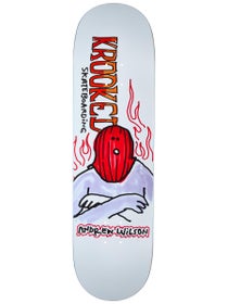Krooked Wilson Fire Mask Deck 8.75 x 32.62