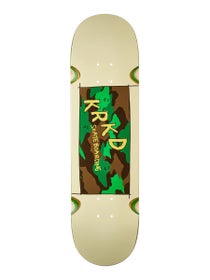 Krooked Kamo Wheel Wells White Deck 8.5 x 31.85