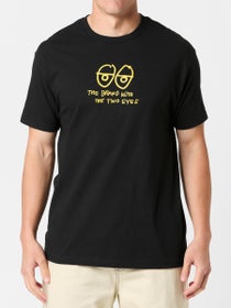 Krooked Two Eyes T-Shirt Black/Yellow