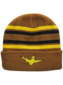 Krooked Bird Lightening Cuff Beanie Tan