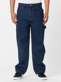 Krooked Koffin Carpenter Pants Dark Rinse Denim