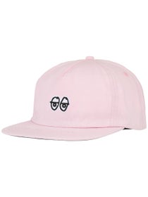 Krooked Eyes Snapback Hat Pink