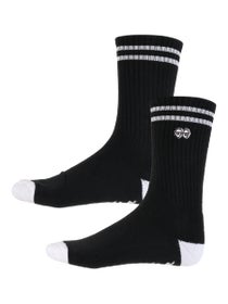 Krooked Eyes EMB Socks Black/White