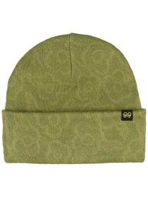 Krooked Flowers Eyes Clip Beanie Olive
