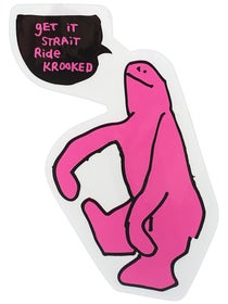 Krooked Get It Straight Sticker Pink Medium