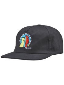 Krooked Mad Back Snapback Hat Black