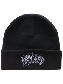 Krooked Necro Skript Cuff Beanie Black