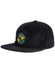 Krooked x Quartersnacks Snackbirds Snapback Hat Black