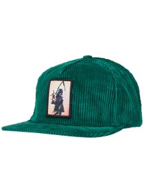 Krooked Reaper Corduroy Snapback Hat Emerald