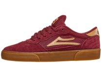 Lakai Cambridge Shoes Burgundy Suede