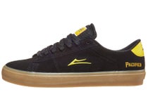 Lakai x Pacifico Newport Shoes Black/Yellow Suede