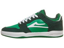 Lakai Telford Low Shoes Green Suede