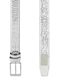 Loosey Premium Croc Belt Silver