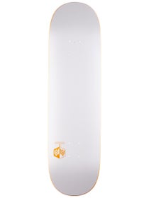 Mini Logo Chevron Detonator White 242 Deck 8 x 31.45