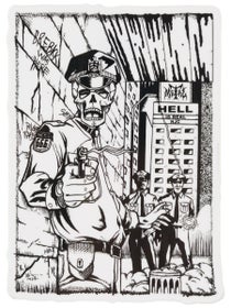 Metal Cop Sticker