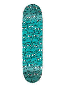 Meow Sticker Pile Teal Deck 8.0 x 31.8