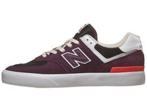 New Balance Numeric 574V Shoes Purple/Black