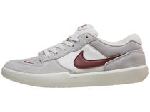 Nike SB Force 58 Shoes Plat Tint/Dk Team Red/Gry/White