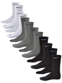 Nike Everyday Plus Cushioned Socks 6-Pack Blk/Gry/Wht