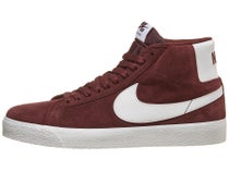 Nike SB Blazer Mid Shoes Burgundy Crush/Summit White