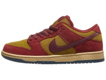 Nike SB Dunk Low Pro Shoes Dk Team Red/Burgundy-Olive