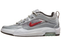 Nike SB Air Max Ishod Shoes Metallic Silver/Varsity Red