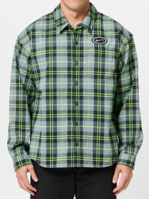 Nike SB Koston Flannel Shirt Dk Smoke Grey/Volt