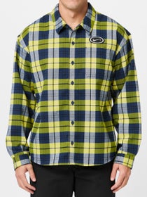 Nike SB Koston Flannel Shirt Midnight Navy/Speed Yellow