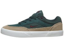 Nike SB Malor Shoes Seaweed/Burgundy Crush-Khaki